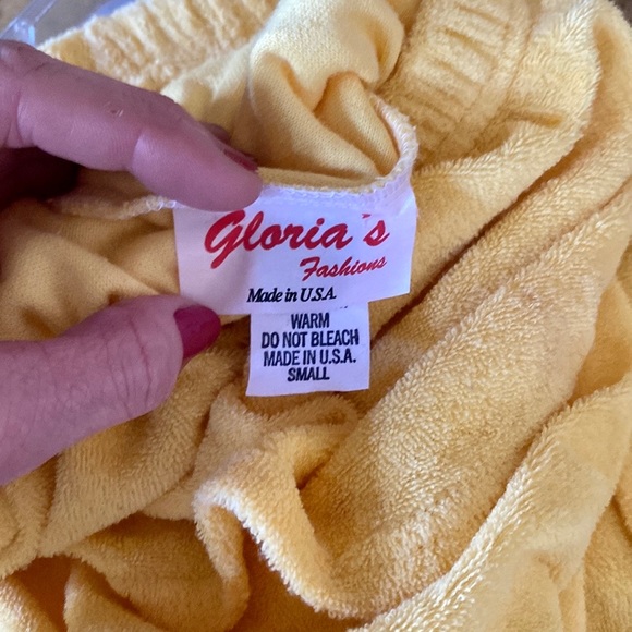 70s RETRO TERRY ROMPER STRAPLESS ROMPER TERRYCLOTH PLAYSUIT S - Picture 14 of 17